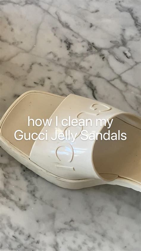 clean gucci slides|Gucci shoes how to clean.